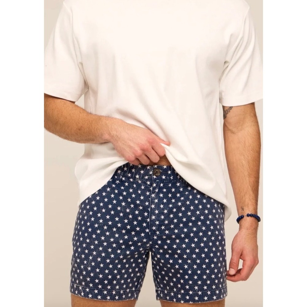 Chubbies The Chubmaster in Chief Stars Shorts Navy Blue 5.5 Inseam XL Mens